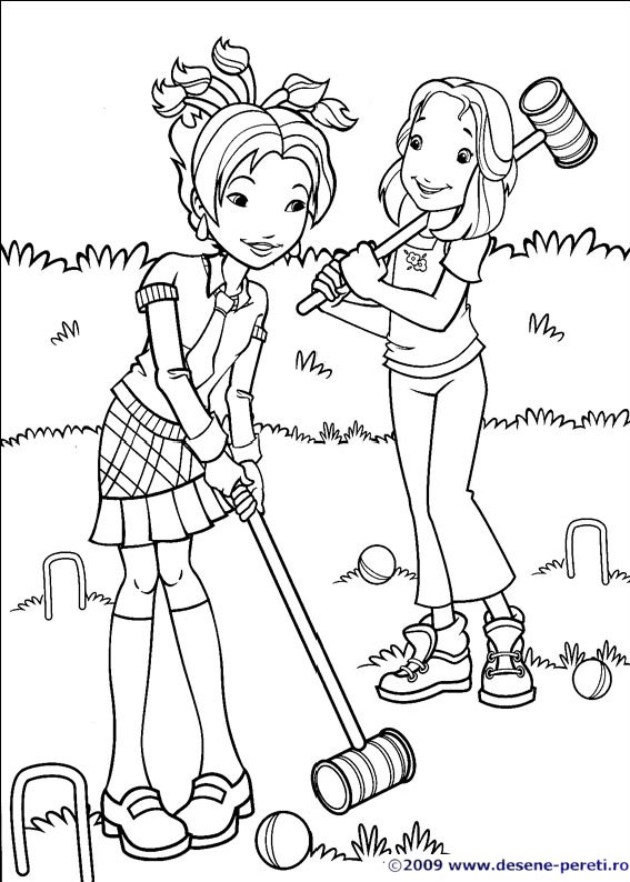 holly hobbie desene colorat
